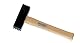 AUSONIA - 45180 SCARRIERHAMMER STOCKHAMMER MIT GRIFF 1000 GRAMM MIT GESCHMIEDETEM KOPF AUS INDUKTIONSGEHÄRTETEM C45-STAHL, PULVERBESCHICHTET MIT EPOXID, MIT 27 CM LANGEM HOLZSTIEL