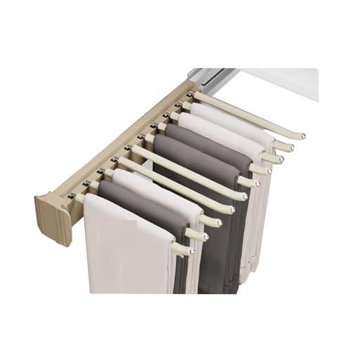 Percha Extraíble For Pantalones De 10 Brazos,con Montaje A Izquierda Y Derecha, Soporta 30 Kg,Ideal For Guardarropas(Solo Incluye Perchero).(Color 2)
