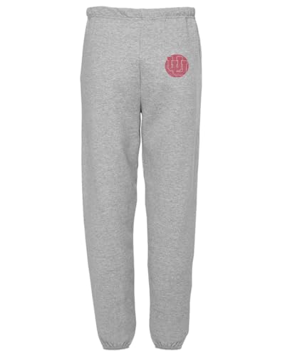 Officially Licensed Unisex Jogger Sweatpants with Pockets Circle Stamp Hip Print Athletic Heather Collection2