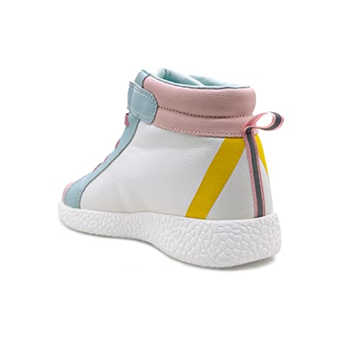 Image of KazarMax Hopits Kids Boys and Girls Ankle Length | High Top | Slip-on Sneakers Shoes | Lightweight | Outdoor Shoes Collection