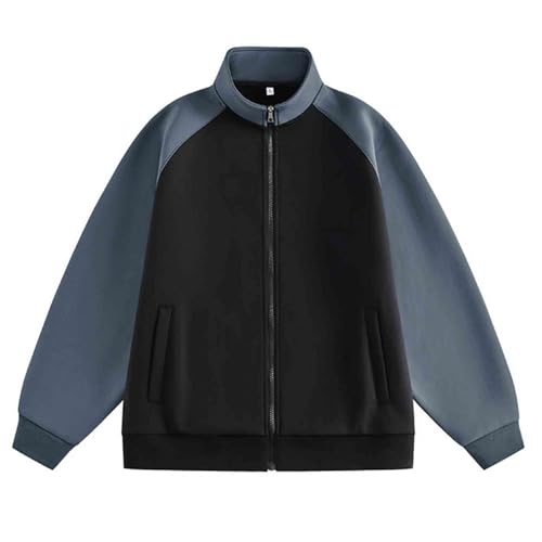 Hoodies for Men Fall Winter Trendy Zip Up Fashion Oversized Jackets Lightweight Long Sleeve Sweatshirt with Pockets