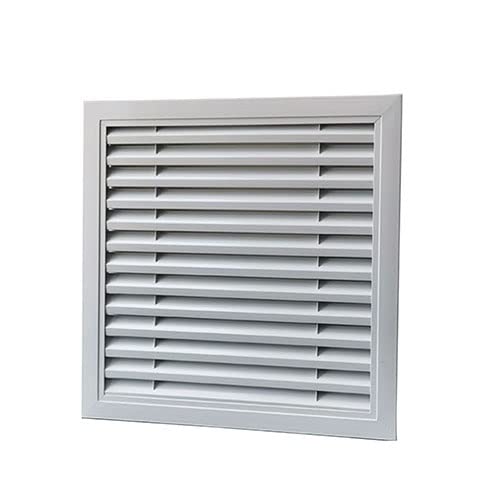 Grille d'aération pour grand mur de salon 500x500 mm ventilation maison aluminium