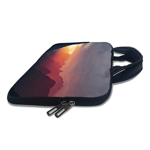 Image of TheSkinMantra Chain Laptop Sleeve Bag Compatible with Laptop /Macbooks /Chrombook /Notebook /Zbook (15.6 Inch [Handle], Sunset)