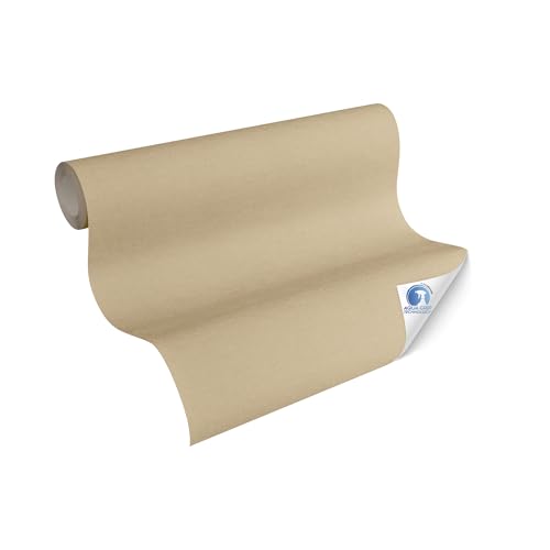 Livingwalls vorgeleimte Vliestapete DESIGNDROP - Tapezieren ohne Kleister - Braun - einfarbige Tapete - 785754