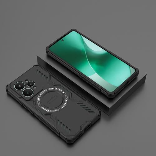 Image of Back Cover Case for Realme 15 5G | 360 Protection Mobile Phone Case Mag-Safe | Camera Protection | Back Cover for Realme 15 5G / Realme 15 5+G - Black TPU + PC