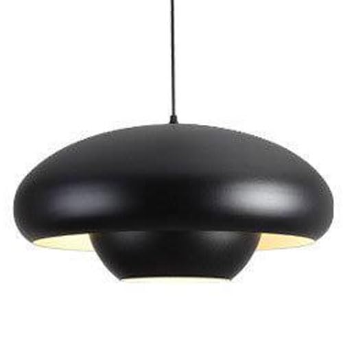 Plafonnier encastré style épuré suspension sombre de 30 cm idéale pour bar