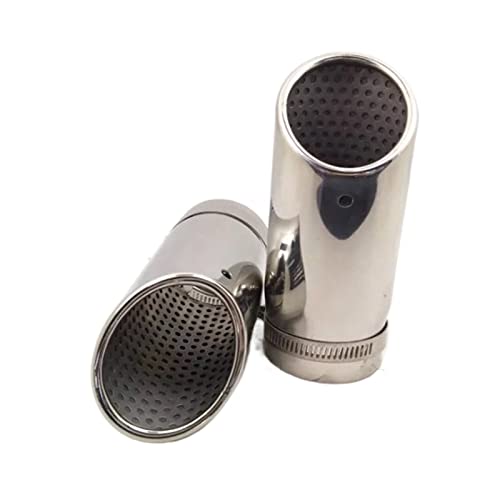 Tubos finales punta silenciador coche para Benz W204 escape trasero C180 C200 extremos tubo cola