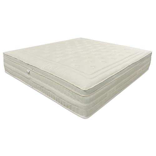 Baldiflex Emporio Silver Safe Matelas double en soie 1600 ressorts + 2 plaques de mémoire de forme 160 x 200 cm
