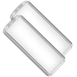 Miady RV LED Interior Light 1500 Lumen 16.5' x 6.3', Thin 12 Volt Ceiling Lights with 5 Levels of Dimming and 3 Color Temperature 3500-6500K Switches, for Car/Trailer/Camper/Boat, Pack of 2 (Silver)