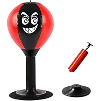 Rage Bag, Desktop Punching Bag, Suction Punch Bag, Desktop Heavy Duty Punch Ball For Rage Relief,Boxing Training Ball, Mood Relief Boxing Punch Ball For Wall, Tile, Table (red)
