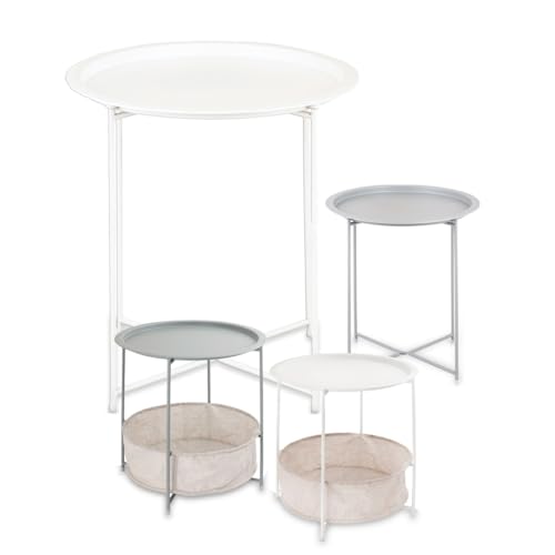 Amago home Beistelltisch Ø 47 H 51 2. Wahl Nachttisch Blumentisch Spieltisch Deko