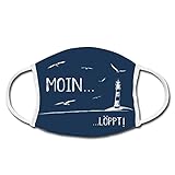 Eine stylische Bleistift-Skizze eines Leuchtturms und fliegenden Möwen vermittelt jedem echten Norddeutschland-Fan die typische nordische Ruhe und Gelassenheit, die so norddeutsch ist.