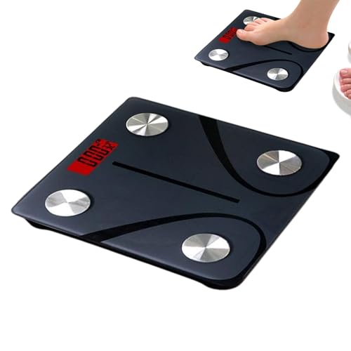 Báscula de peso inteligente, báscula de grasa corporal | Báscula con Grasa Corporal y Músculo | Báscula digital de baño precisa inalámbrica, equipo de salud de aplicaciones de sincronización para usua