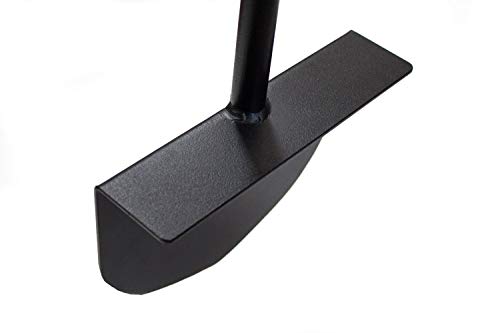 BULLY TOOLS Manual Lawn Edger - Professional and Heavy-Duty Garden Tool with Steel T-Style Grip, Round-Shaped Edge Ideal for Landscaping, Yard