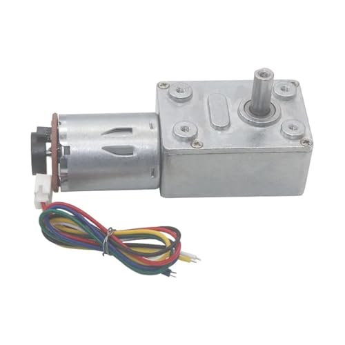 Motoréducteur à vis sans fin JGY-370 24V pour motorisation de volet et projet domotique