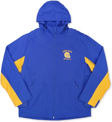 Big Boy Albany State Golden Rams S8 Mens Windbreaker Jacket [Royal Blue] - ID#44932-146-207-0-0