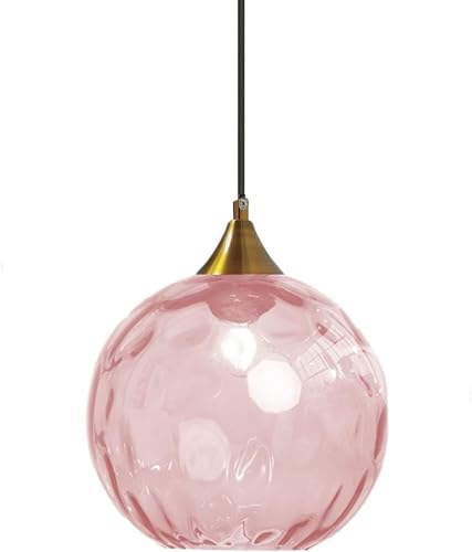 Chandelier rond en verre pour éliminer les zones d'ombre en cuisine