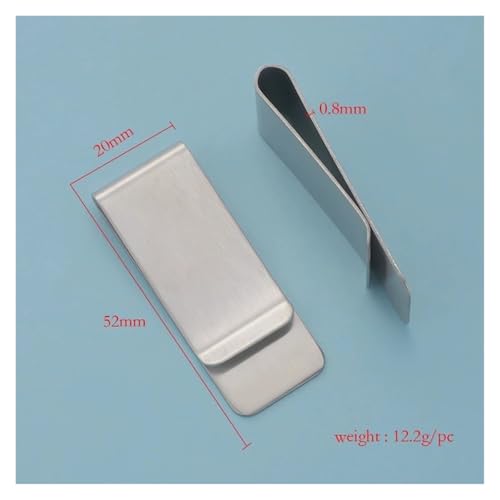 Multi-Functional Cash Clip 30 Pcs Vintage Stainless Steel Money Clips ID & Credit Card Holder3