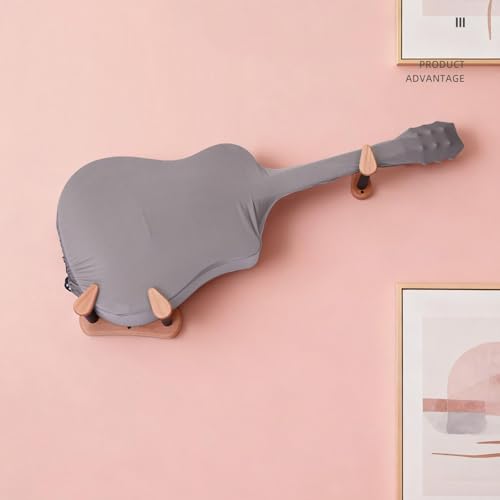 Housse guitare acoustique extensible gris en polyester léger nomade - 4