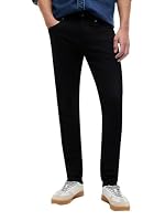Tommy Jeans Men's Austin Slim Tapered Jeans, Denim Black, 32W x 32L, Classic Fit, Everyday Comfort