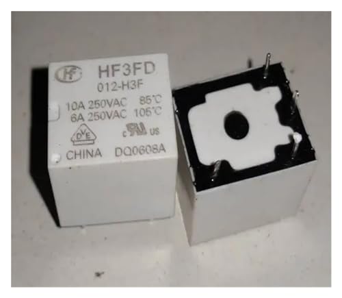 Relé HF3FD 012-H3F 245 de 12V 10A T73-1A repuesto de 4 pines para placas de circuito
