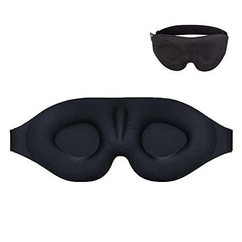 Sleep Mask for Women Men, Eye mask for Sleeping 3D Contoured Cup Blindfold