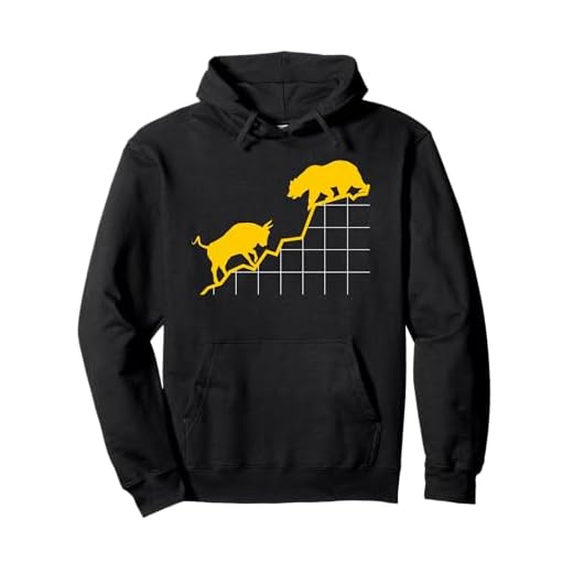 Bull vs Bear I Shares Stock Market ETF Capital Pullover Hoodie