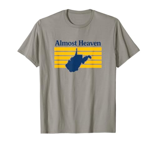 Almost Heaven West Virginia Retro T-Shirt