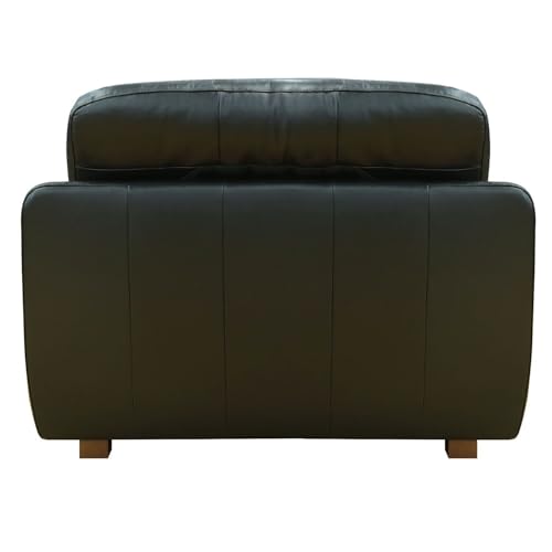 Sillón Plegable Cuero Negro miniatura 3