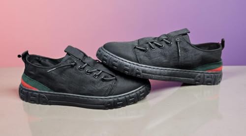 Image of Lace-Up Sneakers, Low-Top Casual Shoes