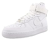 Marca nueva Nike Air Force 1 High, Zapatos de Baloncesto Mujer, Blanco (White/White/White 105), 36.5 EU