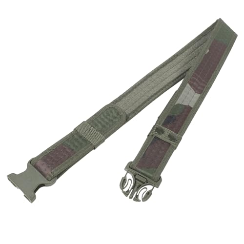 1pc Outdoor Waistband Belt for Men Quick Release Buckle for Hiking Climbing and Sports Army