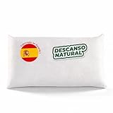 Relax Almohada Visco Vegetal 70 Cm Firmeza Suave Núcleo Aceites Naturales Tejido Bamboo Transpirable Antialérgica Cervical Eco Sostenible Adaptable Sueño Ergonómico Funda Lavable