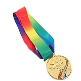 Abaodam Medalla de Taekwondo de Metal de 7 Cm con Cinta Cuello, Premio Deportivo para Campeones de Artes Marciales, Medalla de Oro para Torneos y Ceremonias de Entrega de Premios