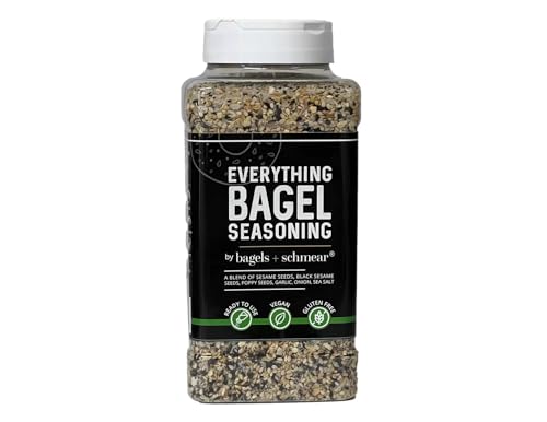 Bagels+Schmear Everything Bagel Seasoning Spice Black Sesame Poppy Seed Pack 600g- By Shop 4 Less