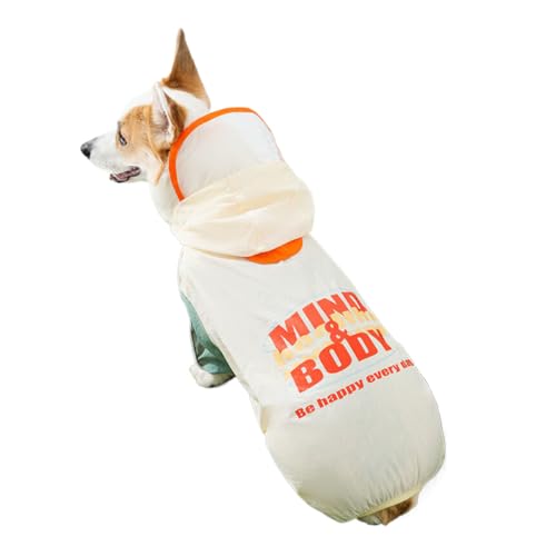 犬 レインコート 可愛い 犬カッパ フード付き ペット 梅雨対策 軽量 ペットレインコート 雨具 通気性 犬服 汚れ防止 防水 防塵 寒さ対策 防雪 風よけ寒さ対応 小中型犬 カッパ 着脱簡単 携帯便利