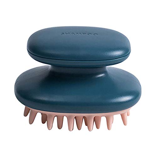 KKcare Escova de shampoo para massageador de couro cabeludo de silicone macio escova para cabelos úm