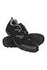 Mountain Warehouse Outdoor Mens Walking Shoes - Suede Mesh Upper Footwear, Cushioned EVA Footbed, Rubber Outsole - for Spring Summer, Hiking, Camping, Travelling Black Adult Shoe Size 8 #2