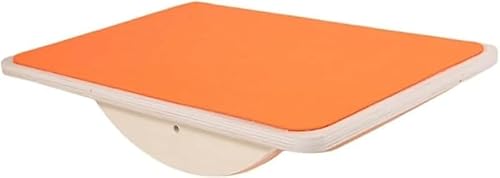 AZIEBAY 子供用木製バランスボード、平らな無垢材シーソー感覚トレーニング子供用ゲーム木製玩具、子供の教育玩具に適しています