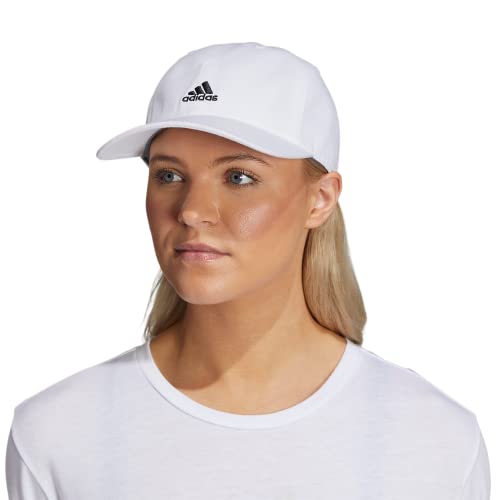Adidas Women's Saturday Relaxed Fit Adjustable Hat, White/Black, One Size #TOP4