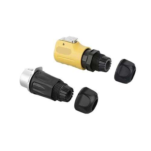 Conector macho plug para cable 3 pines 20A 500V resistente miniatura 6