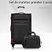 Imagen de COOLIFE Maleta Grande Blanda Trolley 80cm y 1 Bolsa Bandolera Grande