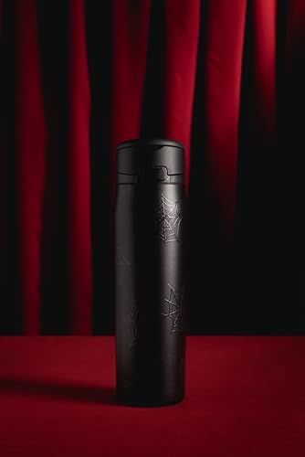 Image of Simple Modern Halloween Water Bottle with Straw |24oz | Spiderweb | Mesa Loop Insulated Water Bottle for School, Sports, Travel | Leak Proof, Stainless Steel, Spiderwebs