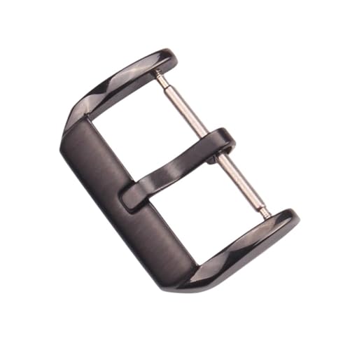 Boucle de montre en acier inoxydable argent 16mm pour éviter les irritations
