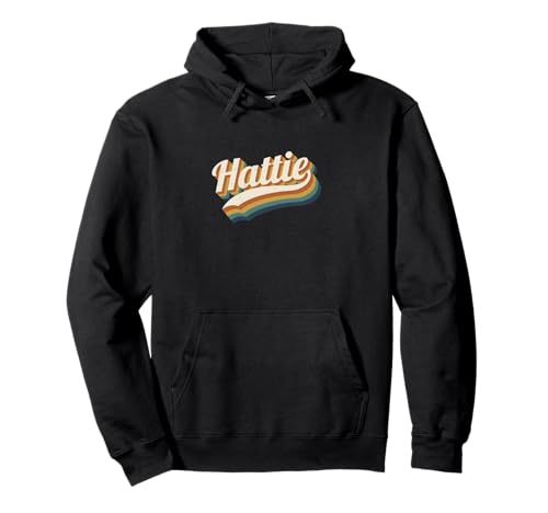 Vintage Hattie Personalized Name Hattie Pullover Hoodie