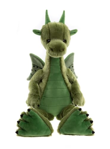 Charlie Bears Deck Bearhouse Dragon Teddy Bear Plush Collectible Dragon with Soft Fur and Captivating Design
