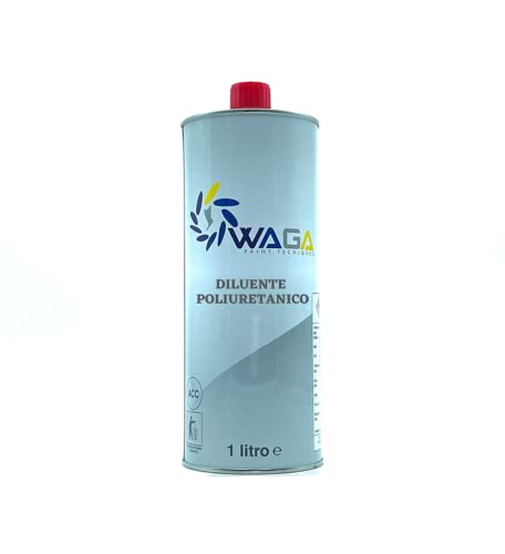 Diluente de poliuretano 1 l para fondos y pinturas de poliuretano, monocomponentes, bicomponentes, Waga Paint Tecniques