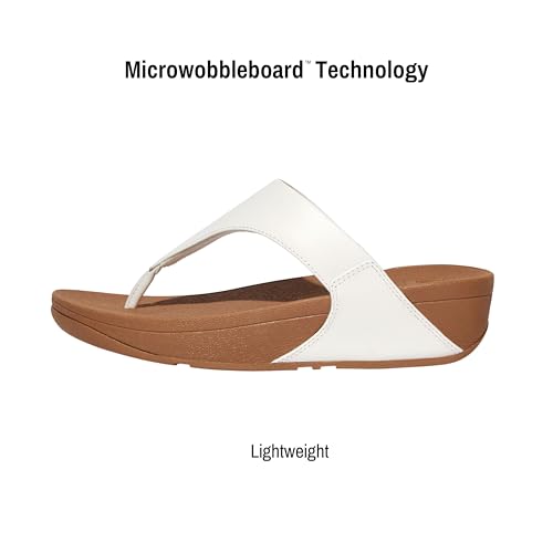 Image of FitFlop Womens Lulu Leather Toe Post Sandals