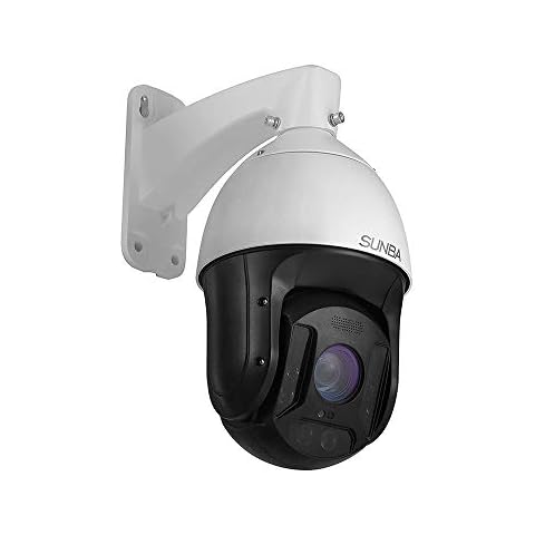 SUNBA 25X Optical Zoom 5MP IP PoE+ Outdoor PTZ Camera, Two-way Speaking High Speed Security PTZ Dome, Long Range Infrared Night Vision up to 300m (601-D25X 5MP Ver) Cover