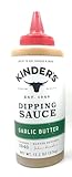 Kinder's Marinades, BBQ, Dipping & Wing Sauces - 1 bottle (Garlic Butter Dipping 13.2oz)